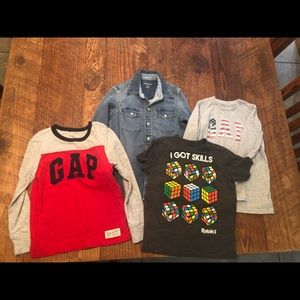 Boys Gap Shirt Set Small(6/7)